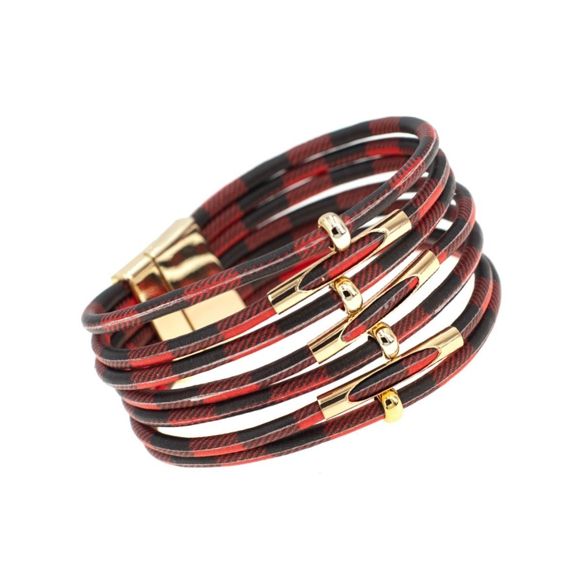 Red Buffalo Magnetic Bracelet