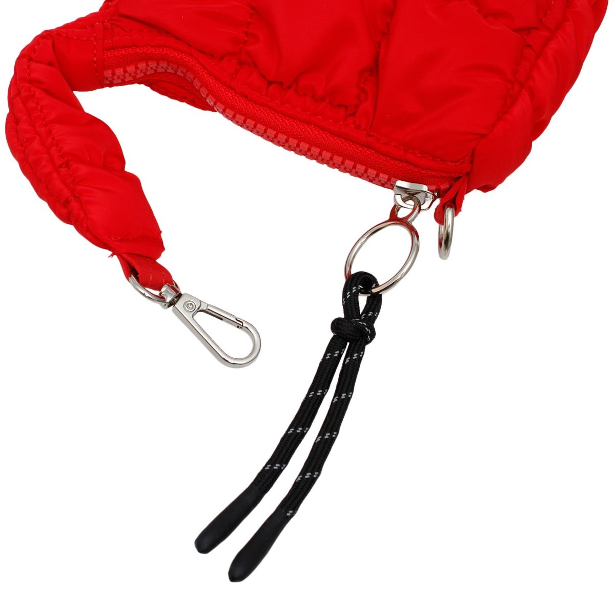 DST Red Quilted Mini Bag Keychain Stanley Clip