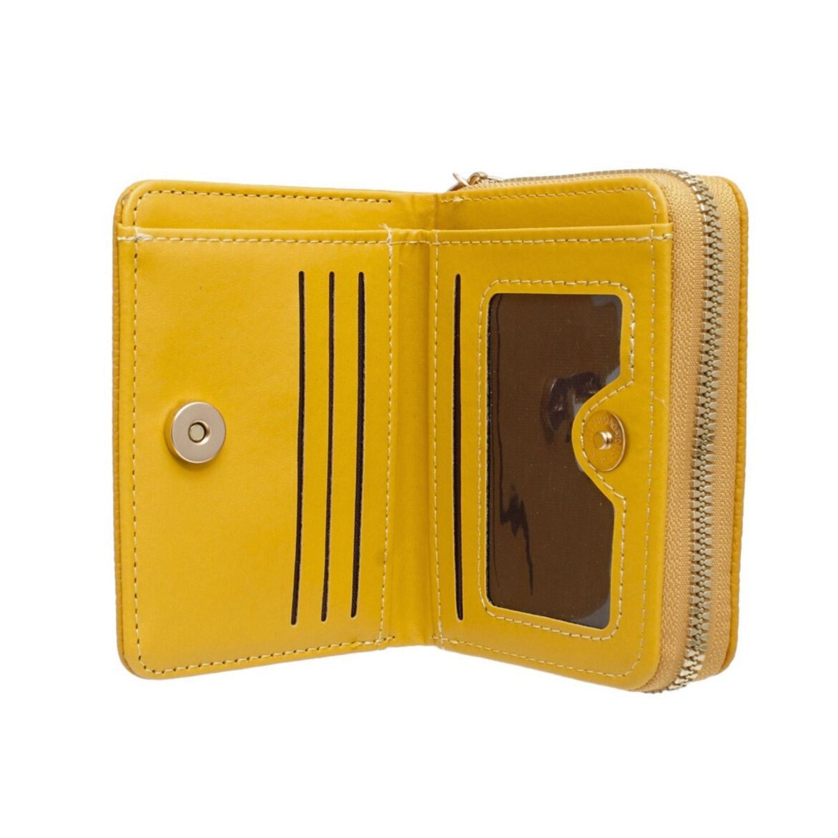 SGRHO Soror Yellow Tassel Keychain Zipper Wallet