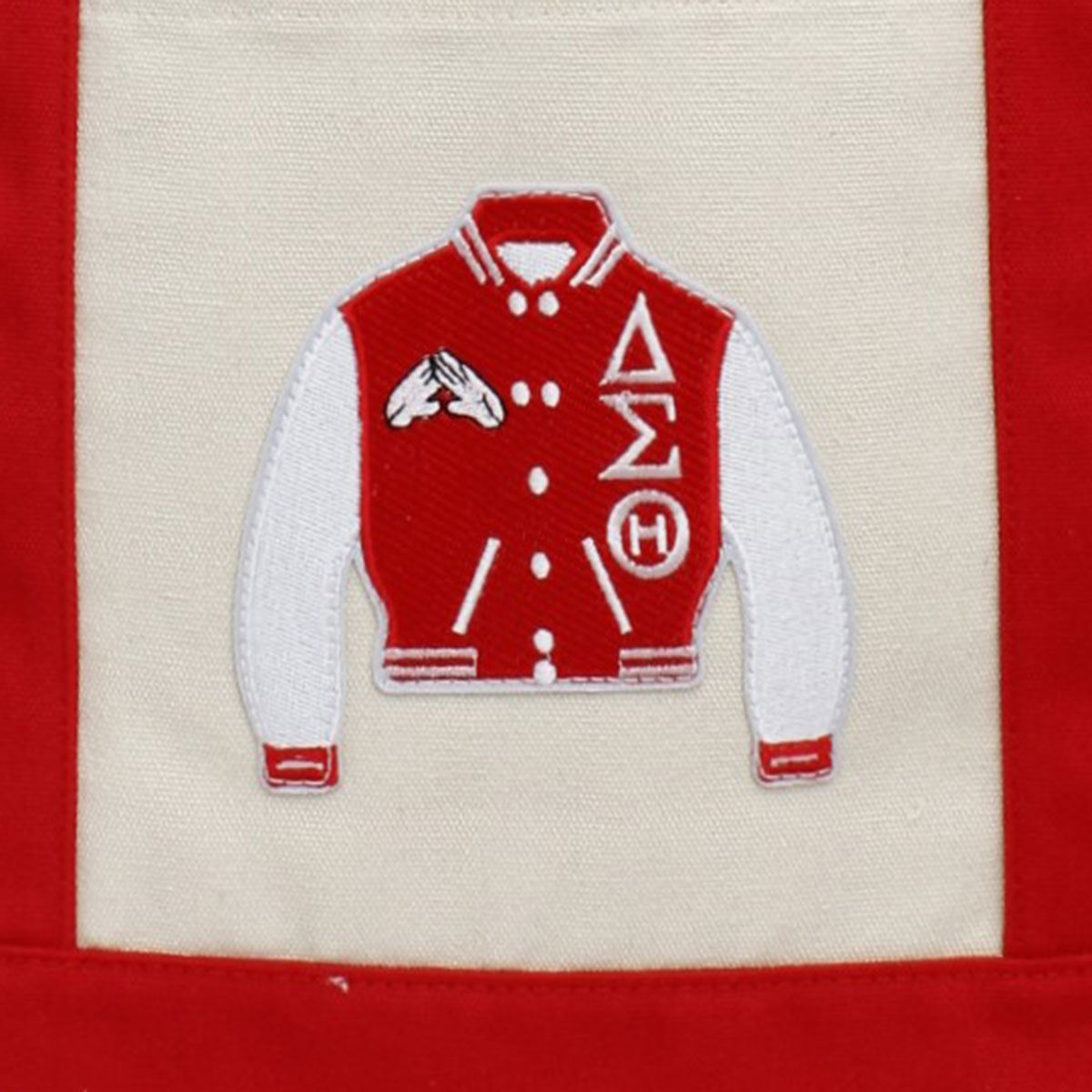 DST Sorority Large Canvas Tote Bag Reusable Merch