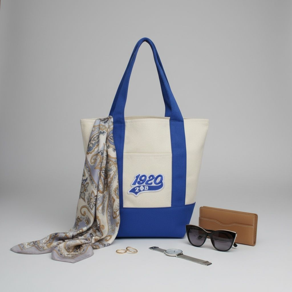 ZPB Mini Canvas Tote Bag 1920 Embroidered Merch