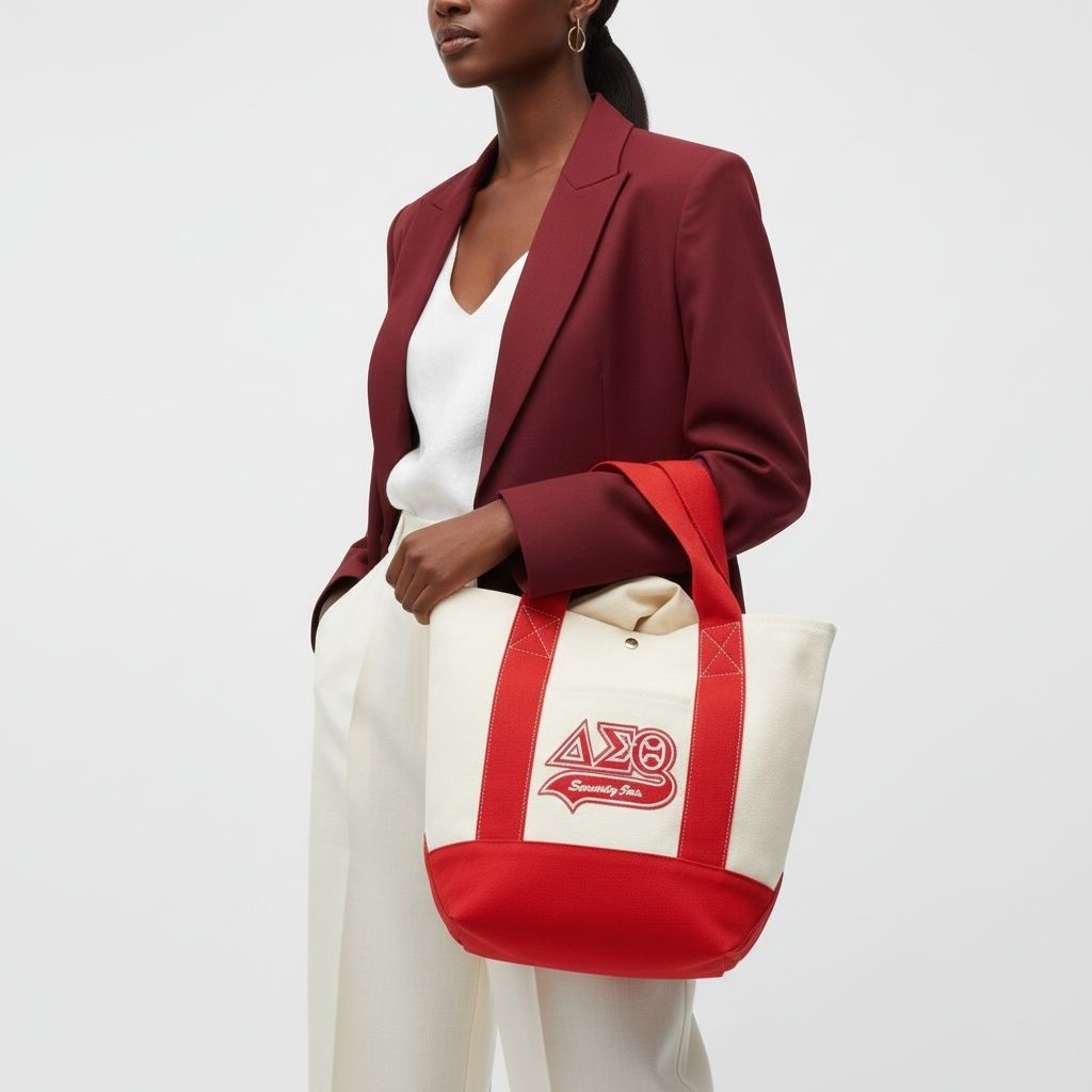 DST Mini Canvas Tote Bag 1913 Embroidered Merch