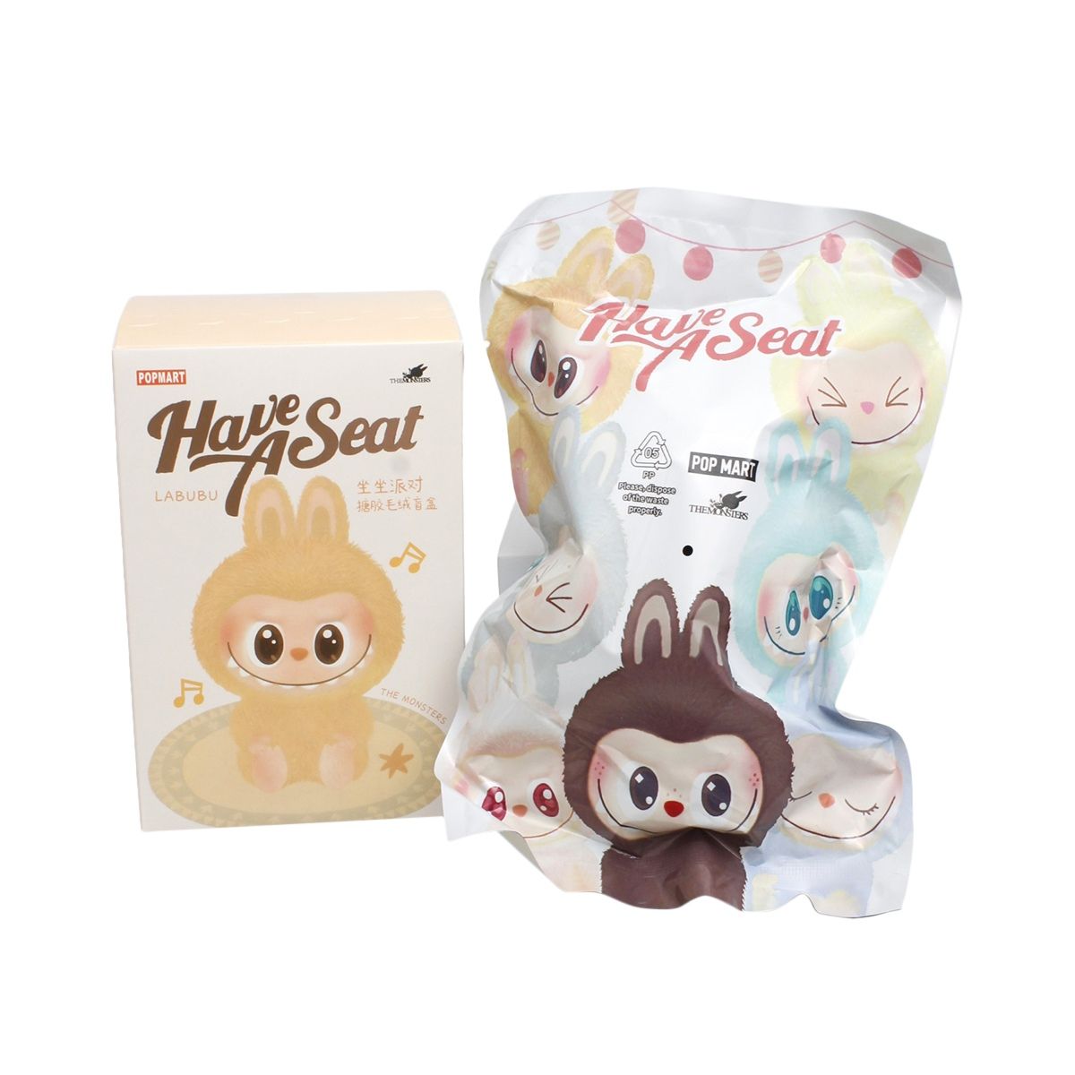 Bag Charm Blind Box Labubu Lafufu Unreturnable Monster Plush Keychain