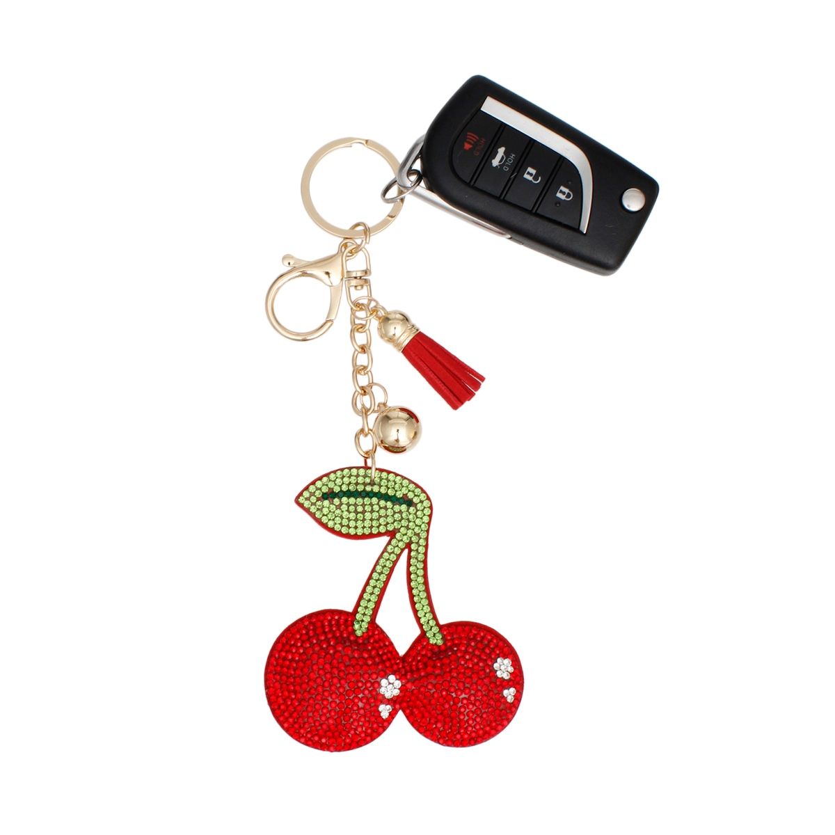 Keychain Cheeky Coquette Red Cherry Bag Charm