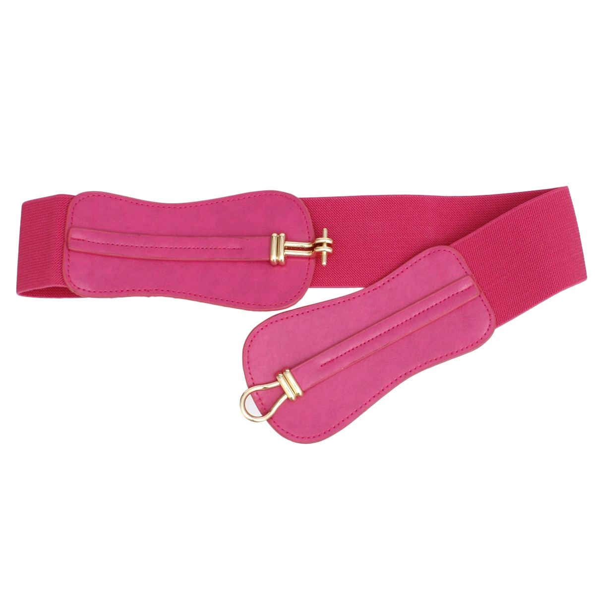 Belt ColorPop Fuchsia Cinch Toggle Stretch Belt