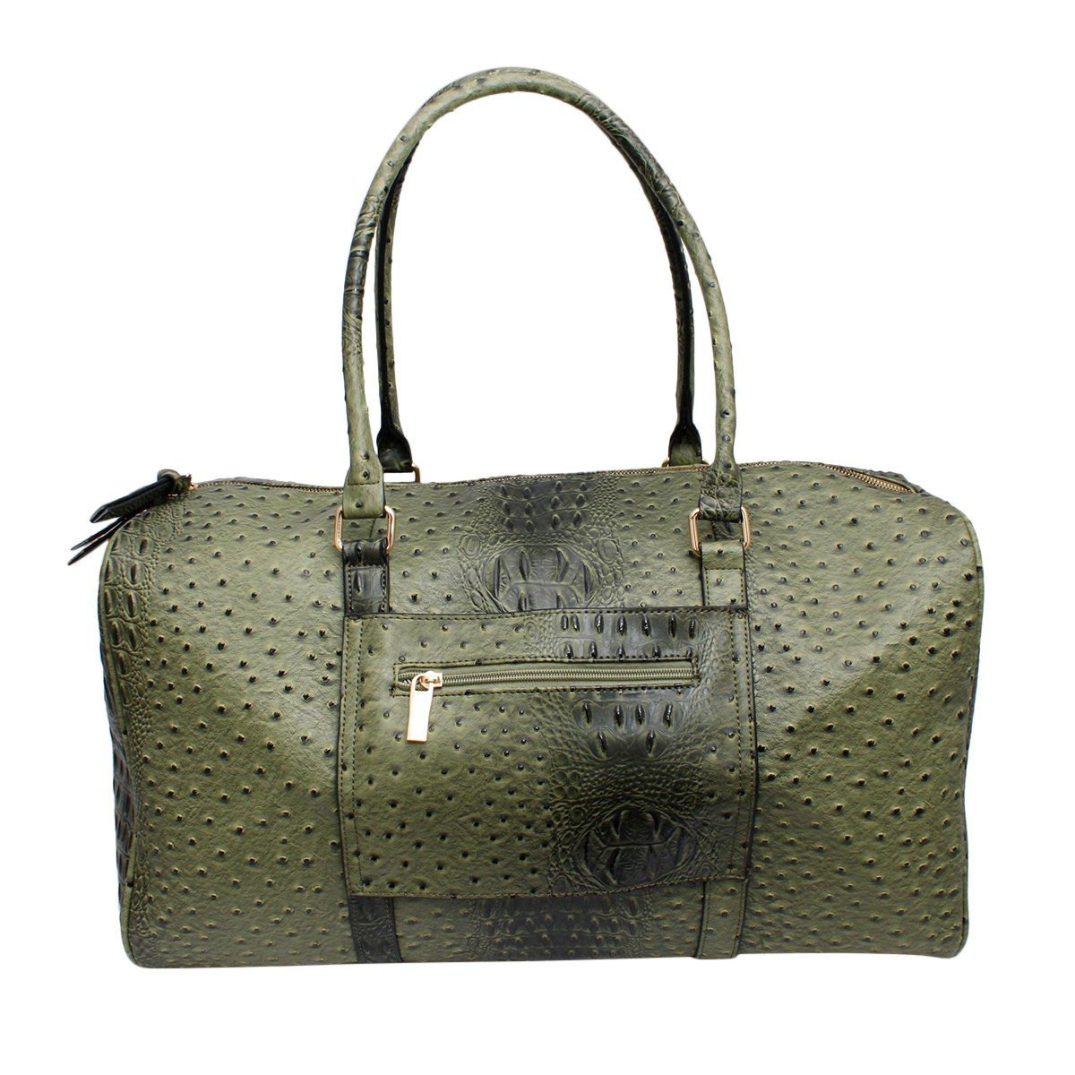 Duffel XL Olive Ostrich Overnight Weekender Bag