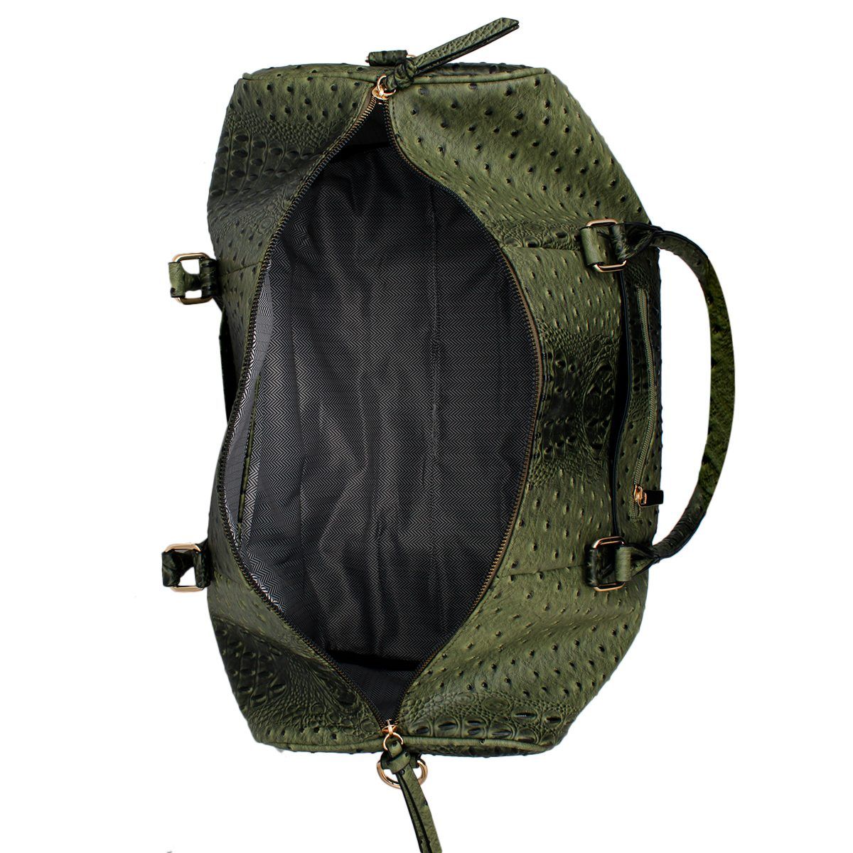 Duffel XL Olive Ostrich Overnight Weekender Bag