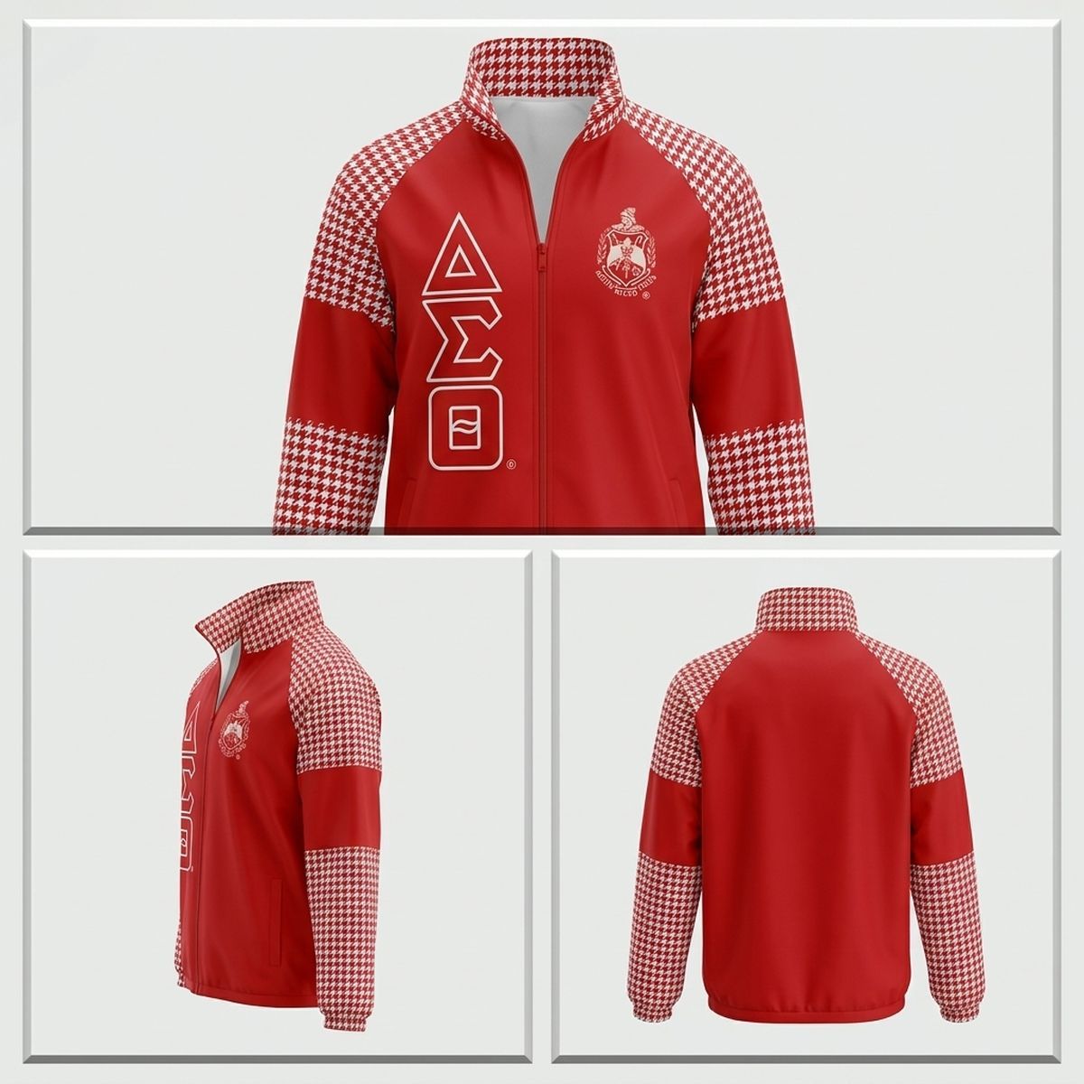DST Greek Apparel 5XL Red Windbreaker Jacket